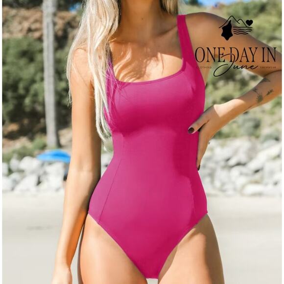 Cupshe Other - Cupshe Lace Up Nack One Piece Swimsuit Size M